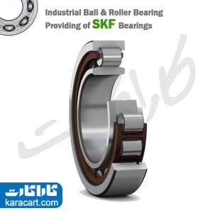 رولبرینگ استوانه ای NJ2206 ECP SKF اصلی (سبد فیبری)