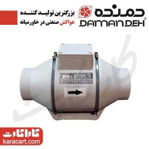 فن بین کانالی مدل VLN-10C2S- سایز10 سانت- توان موتور 33W و دور موتور 2450 - تکفاز- با موتور کلاس B و 44-IP - مارک دمنده