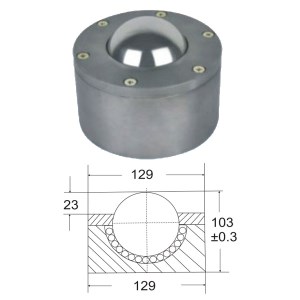 بلبرینگ چشمی با ساچمه حمل کننده، بدون لبه، توکار AU76 (SP76) بلبرینگ چشمی با ساچمه حمل کننده، بدون لبه، توکار AU76 (SP76)