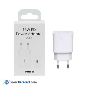 سری شارژر 15 وات سامسونگ (برد مشکی)