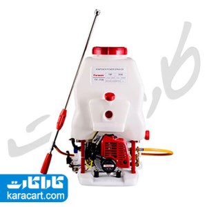 سمپاش پشتی موتوری بنزینی دو زمانه لانسی 20 لیتری روستر Rooster